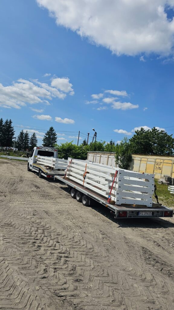 transport elementów staowych lawetą poznań